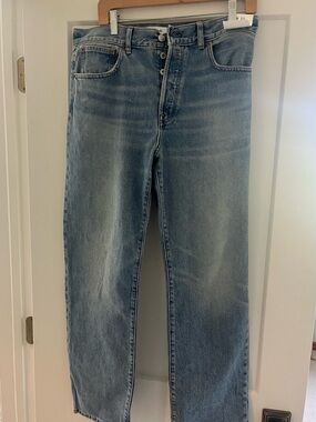 Madewell Light Blue Straight-Leg Women's Jeans